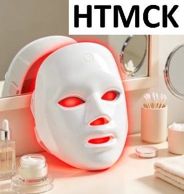 Masque LED visage 7 couleurs pour soin à domicile