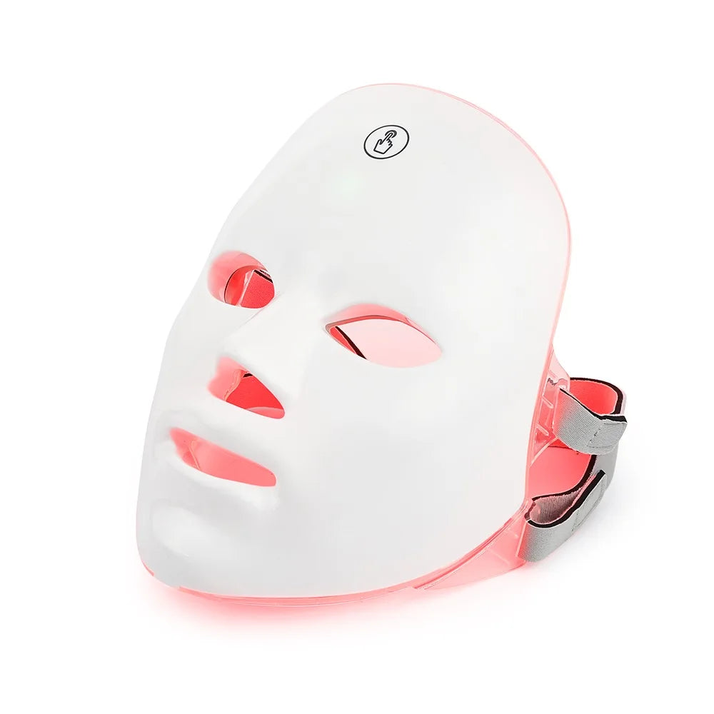 Masque LED visage 7 couleurs sans fil rechargeable