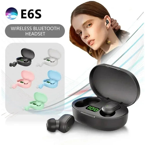 Écouteurs Sans Fil E6S Bluetooth - Anti-Bruit & Micro
