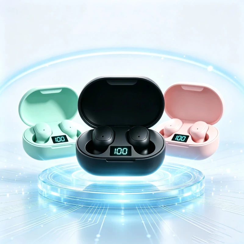 Écouteurs Sans Fil E6S Bluetooth - Anti-Bruit & Micro