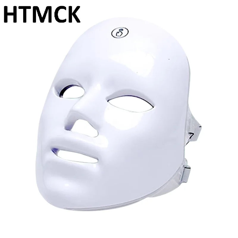 Masque LED visage 7 couleurs pour soin à domicile