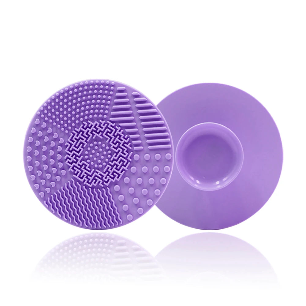 Bol nettoyant pinceaux de maquillage pliable en silicone