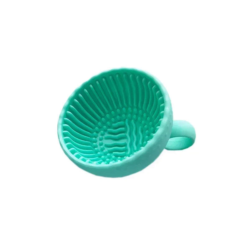 Bol nettoyant pinceaux de maquillage pliable en silicone