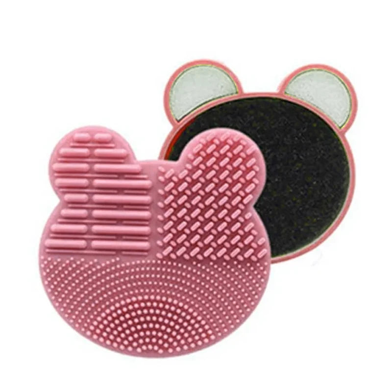 Bol nettoyant pinceaux de maquillage pliable en silicone