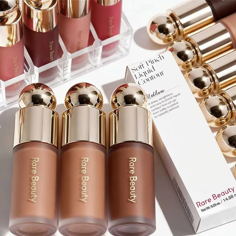 Soin de beauté coréenne Rare Beauty – Bronzer liquide contouring visage 3D, teinte lissante, effet miroir illuminateur, tenue longue durée, naturel, ombre pour le nez, waterproof, éclat, maquillage
